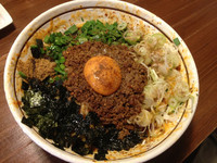 「辛いまぜそば」@麺 酒 やまのの写真