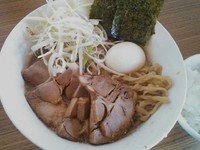 「ラーメン(ライス付き) ￥650」@前原商店の写真