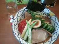 「冷やし中華（中盛）＋麦酒」@麺恋処 いそじの写真