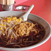 「じゃんぼラーメン1000円」@熊大路の写真