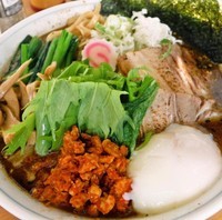 「辛味噌豚骨（1000円）」@MENYA 食い味の道有楽の写真