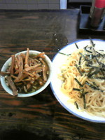 「竹の子入りつけそば」@丸長 荻窪本店の写真