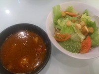 「【夏季限定】海老トマトつけ麺 ￥850」@らーめん・つけめん いつ樹の写真