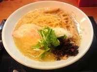 「濃厚鶏そば 塩 大盛無料」@鶏そば 七星の写真