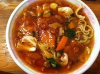 「肉スタミナウマニメン」@ラーメン 現代の写真