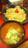 「トマトつけ麺（850円）」@中華そばつけ麺 魚介の達人 久兵衛 取手店の写真