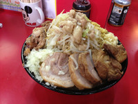 「大ラーメン＋豚2枚＋ショウガ」@麺屋 桐龍の写真