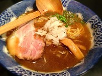 「極・煮干しらーめん」@青森煮干し中華そばJIN 綱島店の写真