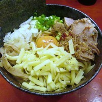 「かれまぜそば（大盛）」@二代目狼煙 本店 葉隠製麺の写真