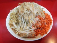 「ラーメン￥680円（ヤサイ・ニンニク・アブラ・辛揚げ）」@千里眼の写真