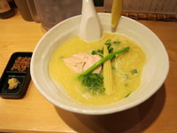 「鶏白湯SOBA（並）：850円」@銀座 篝の写真