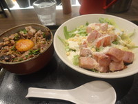 「サラダ冷やしまぜそば　洋風塩チーズ＋豚ごはん」@INOSHOWの写真