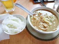 「ミニラーメン　５００円+小ライス」@天下一品 三郷店の写真