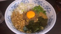 「台湾まぜそば（７００円）追い飯無料」@神田大勝軒の写真