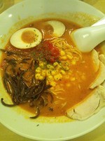 「とまとらーめん（味玉トッピング）」@麺や 八の角 錦本店の写真