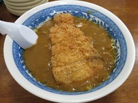 「カツカレーラーメン ６００円」@ほづみとんかつ店の写真