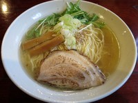 「塩らーめん ６００円」@らーめんダイニング 庵の写真
