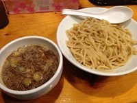 「つけ麺（中盛り←規格外）、780円」@魚介とんこつらーめん 晴れ空の写真