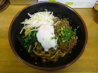 「汁なし坦々麺(750円→375円)」@麺処よっちゃんの写真