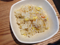 「日替り定食（ラーメン＋チャーハン＋餃子＋ザーサイ＋デザート）」@中華居酒屋 満園春の写真