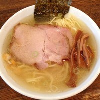 「地鶏と貝の中華そば　塩　650円」@麺屋 浦島太郎の写真
