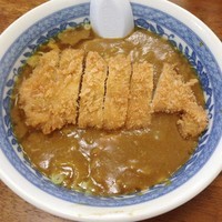 「カツカレーラーメン　600円」@ほづみとんかつ店の写真