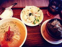 「レディースセット(姫担々麺)」@Hong Kong Dining 香家 エソラ池袋店の写真