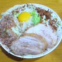 「－汁無しそば７３０円－」@豚星。の写真