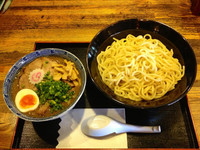 「煮干しサンマつけ麺(大盛り)」@軽食・喫茶シークエンスの写真