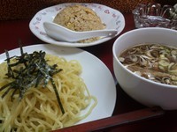「半チャーハンつけめん」@柏龍の写真