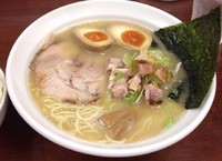 「味玉塩らーめん＋ライス(680円＋100円)」@麺屋 影丸の写真