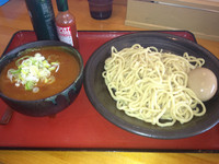 「トマトつけ麺¥850＋半ライス¥100＋味玉（レディースサービス」@中華そばつけ麺 魚介の達人 久兵衛 取手店の写真