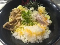 「辛味噌油そば（並盛り）　730円（の品）」@東京油組総本店 神保町組の写真