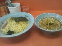 「ネギつけ麺（大盛り）」@ラーメンショップ 高鍋本店の写真