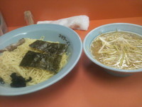 「ネギつけ麺（大盛り）」@ラーメンショップ 高鍋本店の写真