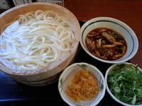 「肉汁つけうどん（釜揚げ）大580円」@丸亀製麺 足立鹿浜店の写真