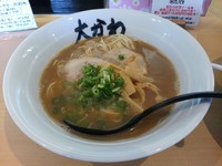 「とんこつラーメン (焼きめし定食)」@とんこつラーメン専門店 大かわの写真