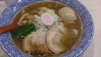 「煮干醤油（680円）＋味玉（100円）＋大盛り（100円）」@麺場 風天の写真