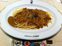「インデアンスパゲティ」@インデアンカレー 長堀橋店の写真