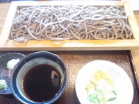 「そば切り650円（太打ち選択）＋大盛200円」@そば道 東京蕎麦styleの写真