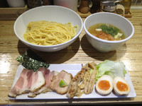 「鶏つけそば塩 特製」@NOODLE STOCK 鶴おかの写真