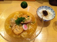 「冷やしいりこそば＋煮干しめし」@饗 くろ㐂の写真