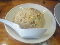 「Ｃセット(半チャーハン+餃子3個)(400円)」@麺処 三階松の写真