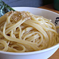 「納豆つけ麺800円＋大盛100円＋肉200円」@つけ麺 千兵衛の写真