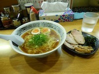 「らぁめん醤和（平打ち麺）＋味玉」@らぁめん醤和の写真