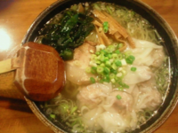 「ワンタンめん（塩） 735円」@飯坂ラーメン こぶしの写真