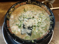 「とんこつラーメン」@無鉄砲 大阪店の写真