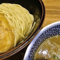 「イカつけ麺（限定）800円」@煮干中華ソバ 宮庵の写真