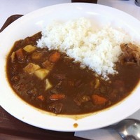 「旨ポークカレー大盛り【550円】」@すき家 大田南六郷店の写真