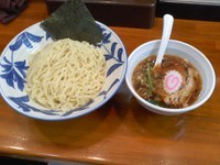 「つけめん、大盛り」@手打ち中華そば 竹の助の写真